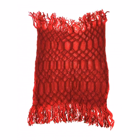 Snood, röd, modell 2