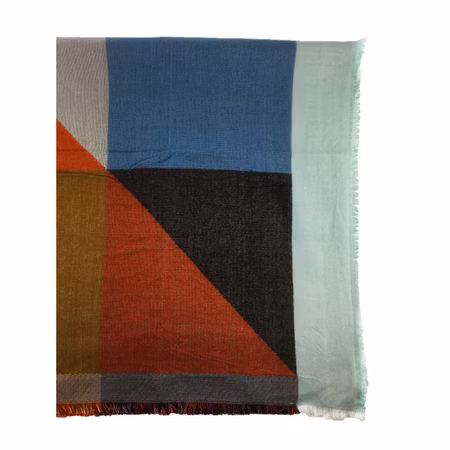 Tjock sjal, mönstrad 2