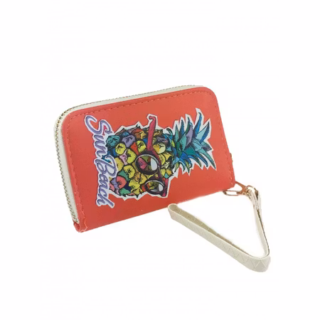 Plånbok i fint mönster "Ananas" Medium