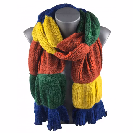 Halsduk i olika färger