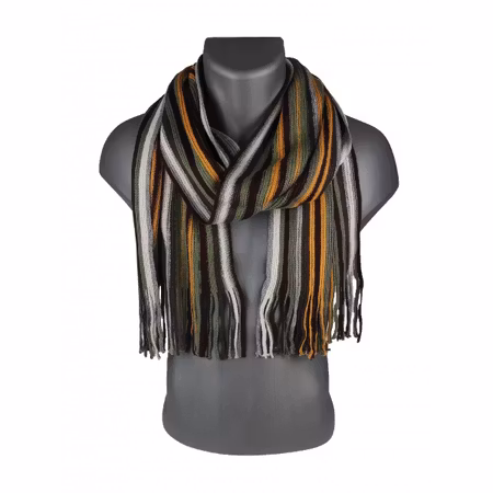 Randig halsduk för män