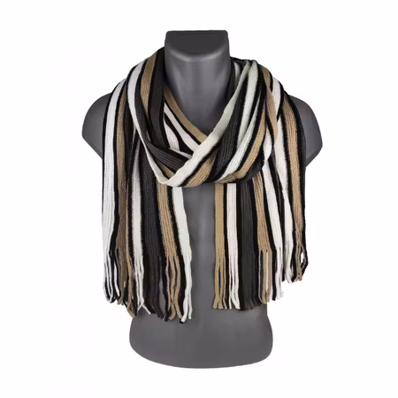Randig scarf/halsduk för män