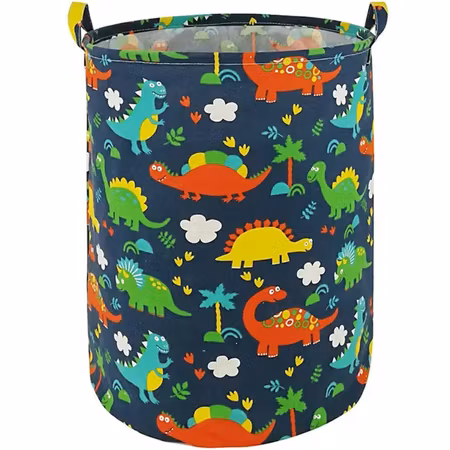 Leksagskorg med Dinosaurier, blå