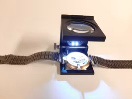 Trådräknare Lupp 10x (Klocka/urmakeri verktyg)