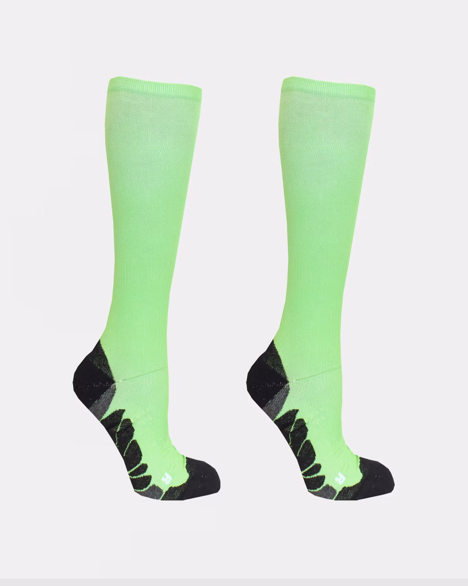 Sport Compression Socks, Limegrön 2-pack