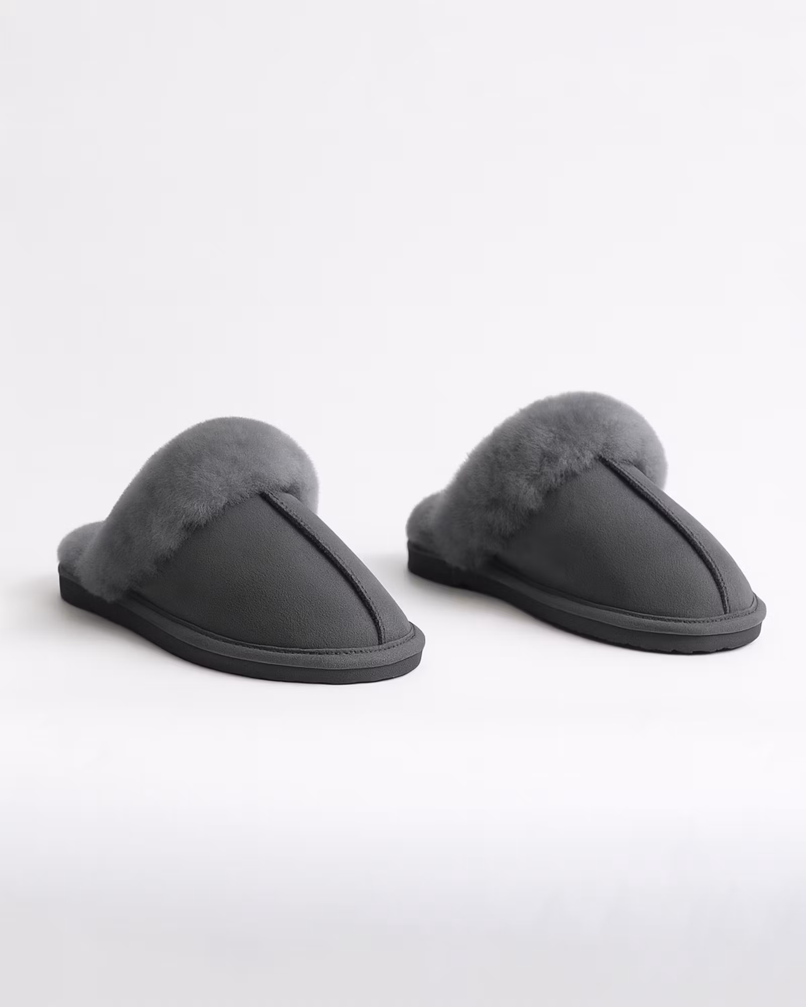 SANDEFJORD Lampaannahkaiset Tohvelit - Antrasiitti (EU36-EU41)