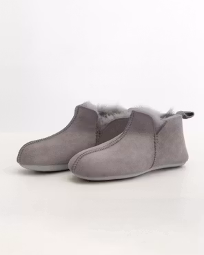 FJÄLLNÄS Nilkkakorkea lampaannahka – vaaleanharmaa (EU36-EU46)