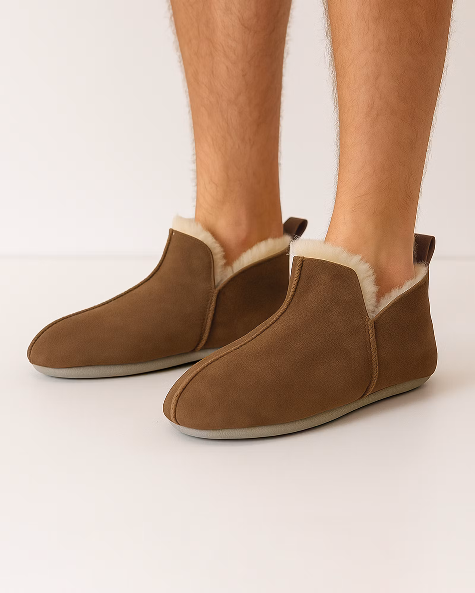 FJÄLLNÄS Ankle High Sheepskin – Nahkaruskea (EU36-EU46)