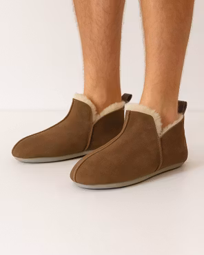 FJÄLLNÄS Ankle High Sheepskin – Nahkaruskea (EU36-EU46)