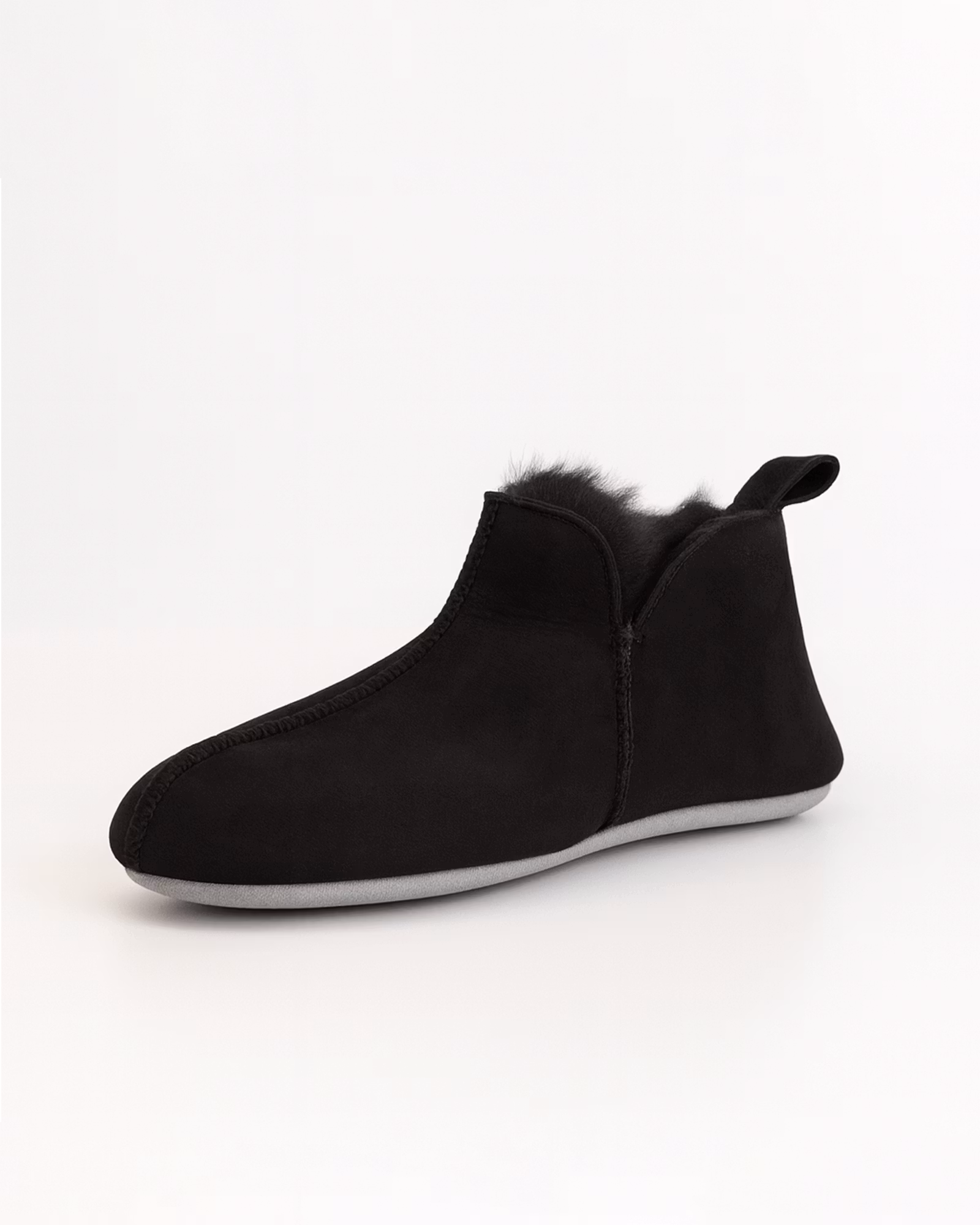 FJÄLLNÄS Nilkkakorkea lampaannahka – musta (EU36-EU46)