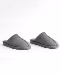 STAVANGER Sheepskin Slippers Men - Light Grey (EU40-EU46)