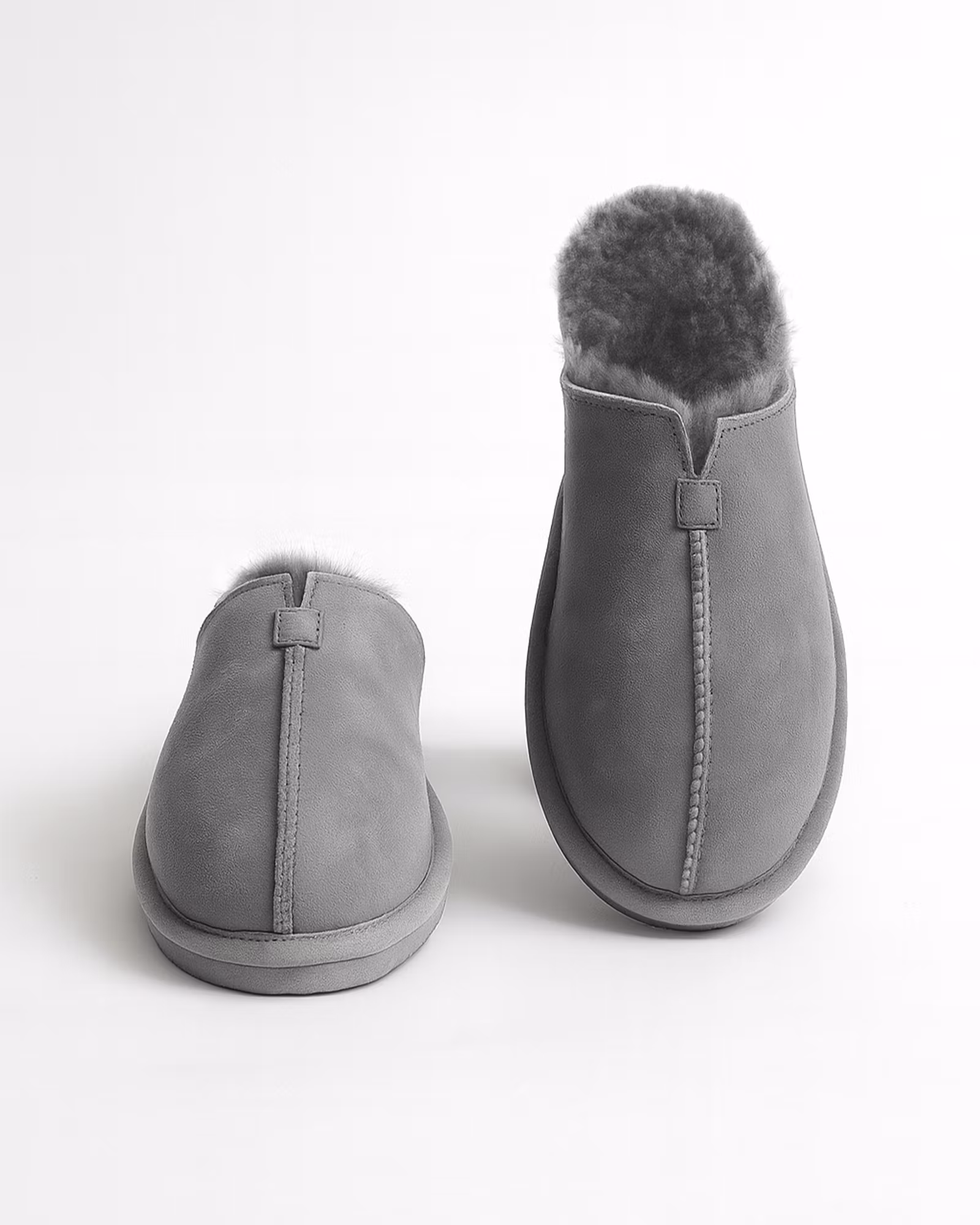 STAVANGER Sheepskin Slippers Men - Light Grey (EU40-EU46)