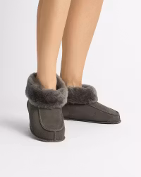 NARVIK Sheepskin Slippers - Grey (EU36-EU41)