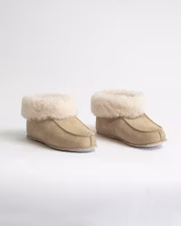 KIDZ NARVIK Sheepskin Slippers - Sand (EU26-27-EU34-35)