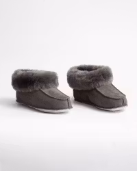 KID'Z NARVIK Sheepskin Slippers - Grey (EU26-27-EU34-35)