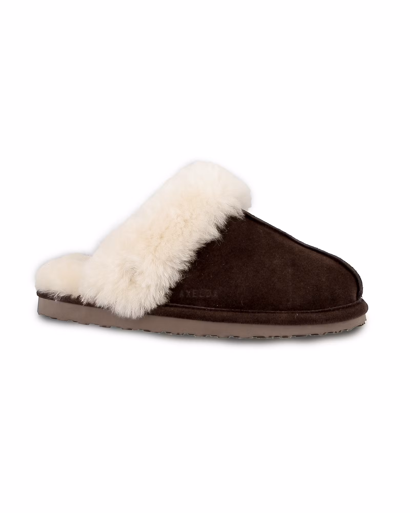 Nancy Sheepskin Slippers, Axelda - Chocolate/Creme