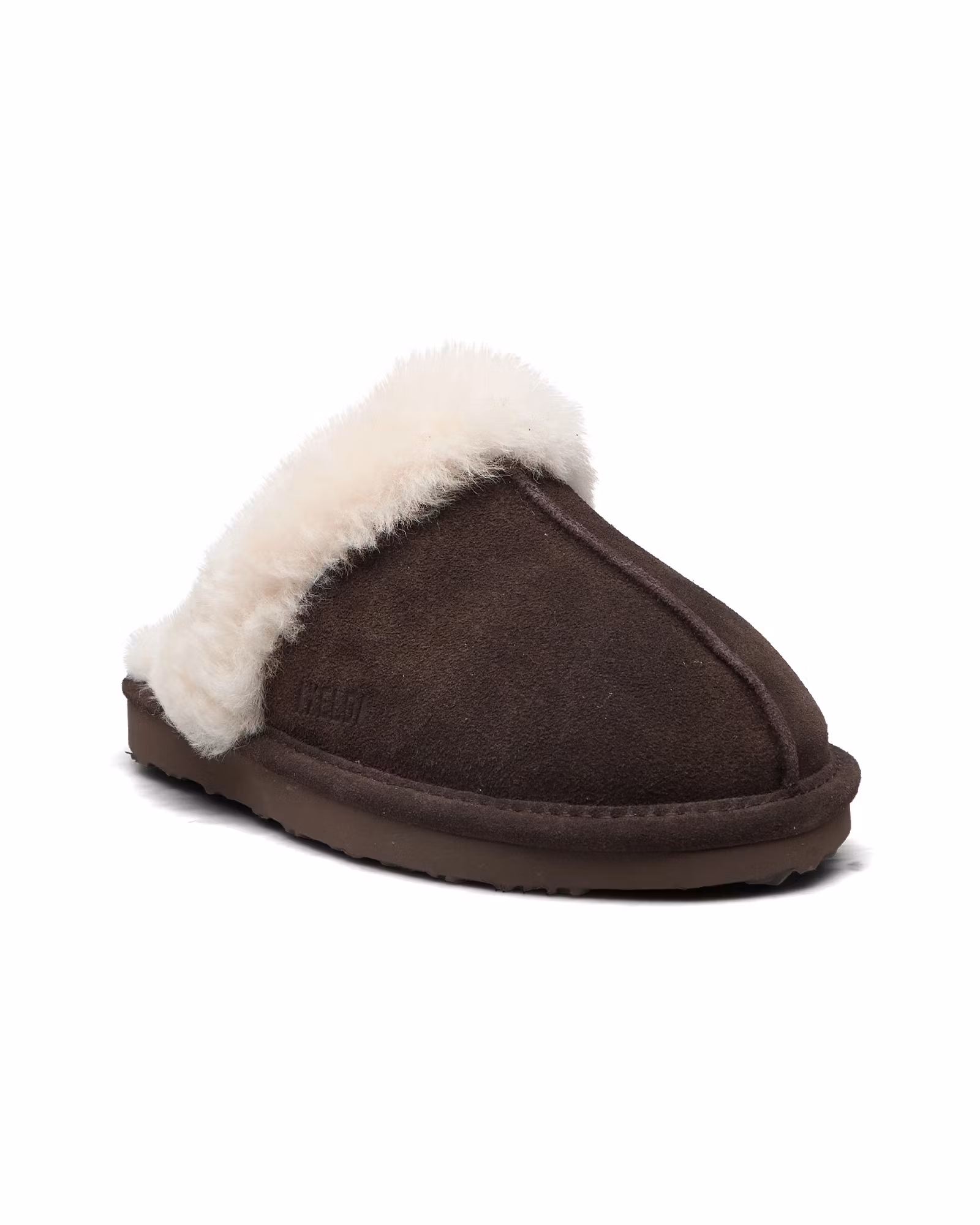 Nancy Sheepskin Slippers, Axelda - Chocolate/Creme