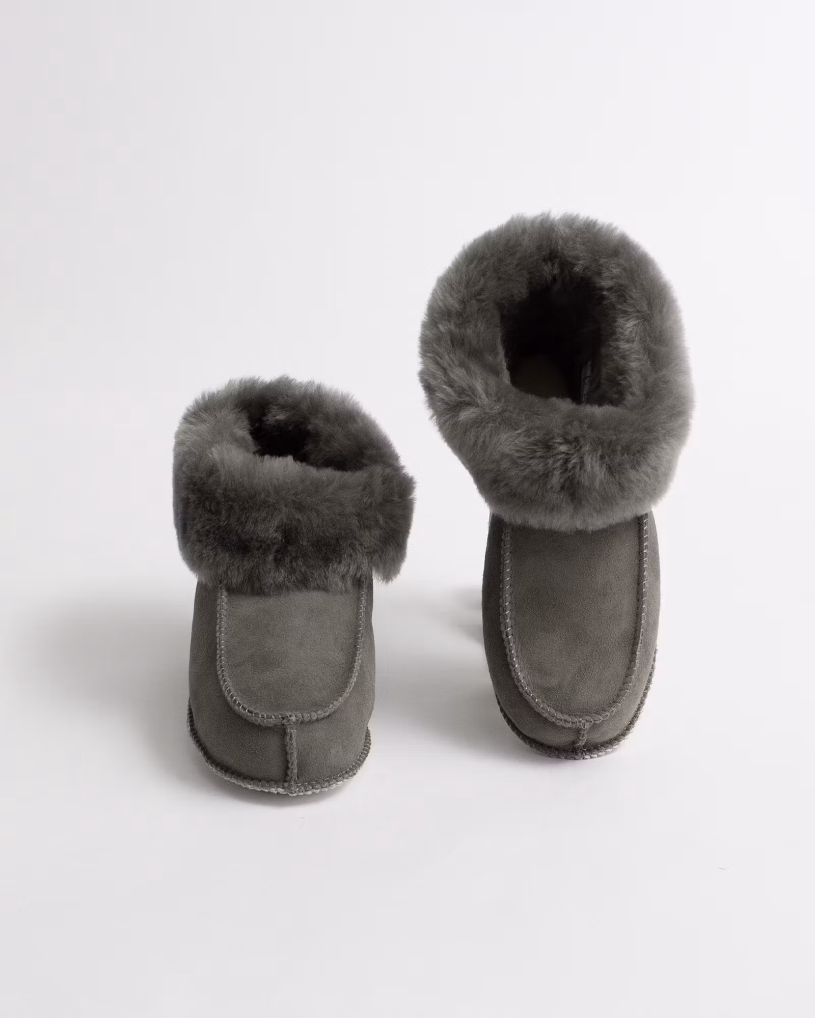 Lasten Tossut NARVIK Lampaannahkaiset - Harmaa (EU26-27-EU34-35)