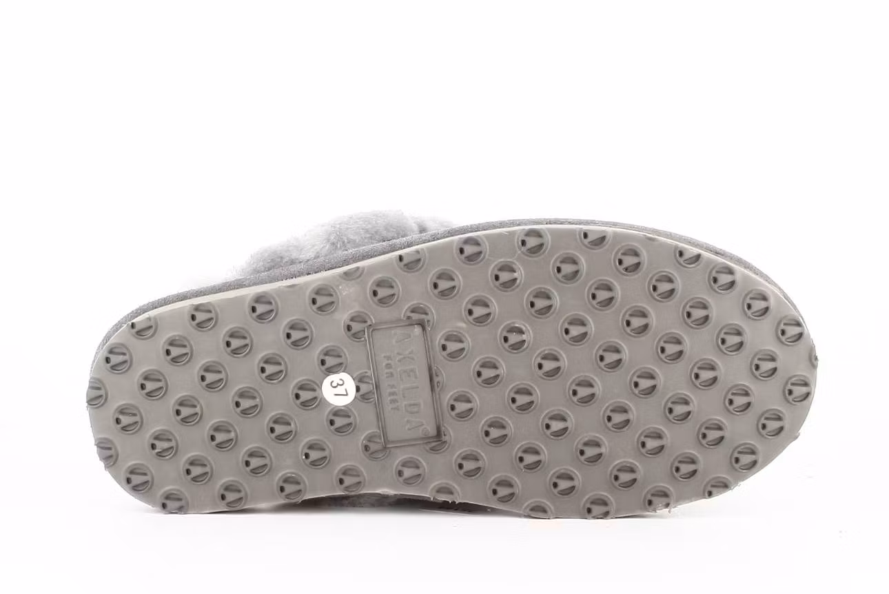 Nancy lammasnahkasandaalit, Axelda - vaaleanharmaa