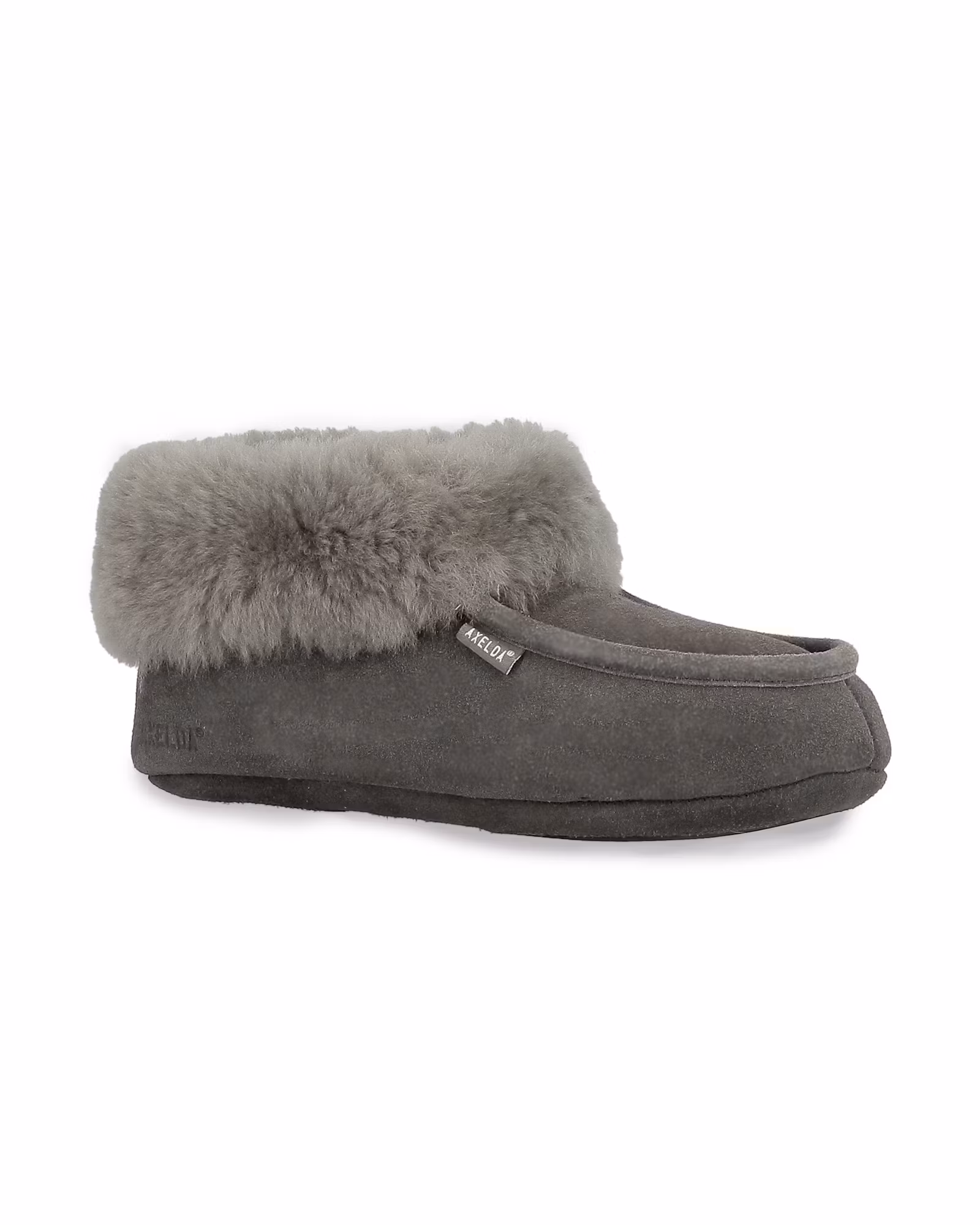 LONDON Sheepskin Slippers, Axelda - Asphalt