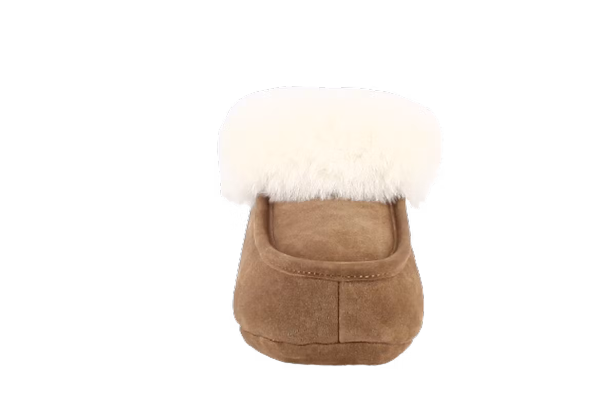 LONDON Sheepskin Slippers, Axelda - Chestnut/Crème