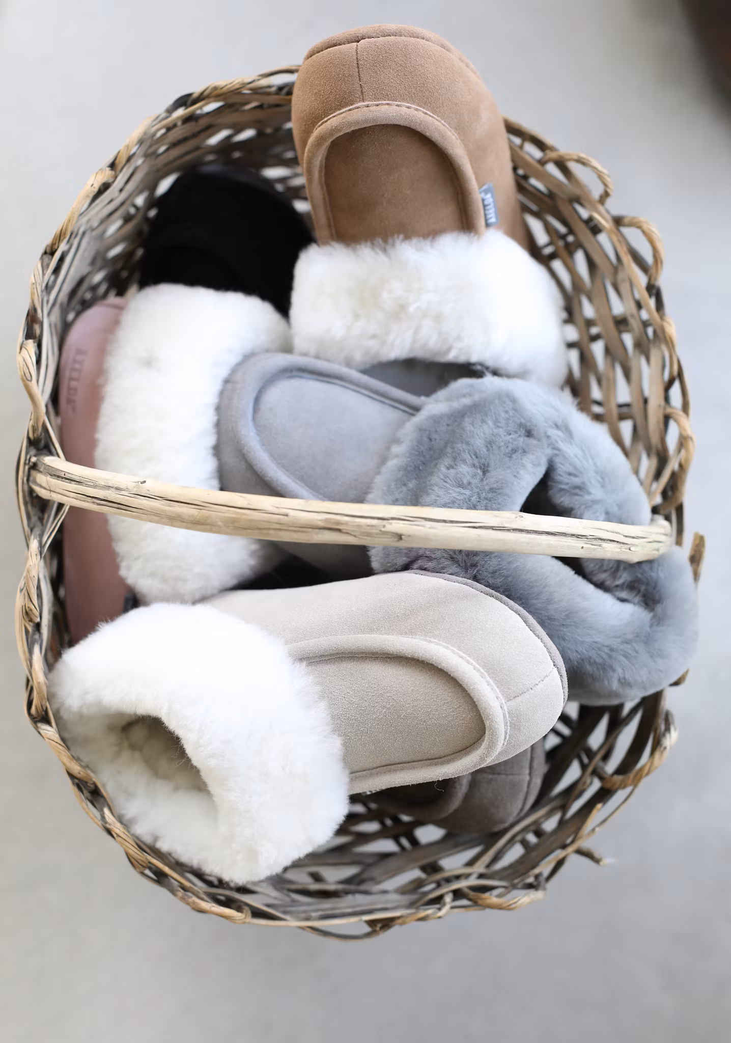 LONDON Sheepskin Slippers, Axelda - Chestnut/Crème