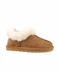 DOVRE Sheepskin Double-Faced Axelda - Chestnut/Creme (EU36-EU41)