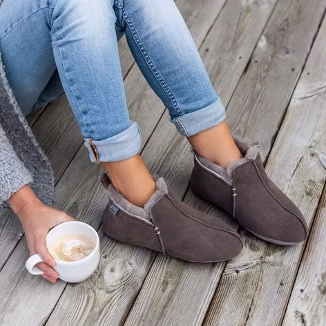 INNSBRUCK Nilkkakorkuiset tohvelit, Axelda - Kivi