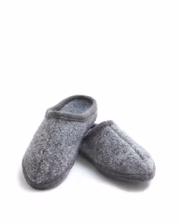 Ulle Original Slippers, Anti-Slip Sole - Grey Melange