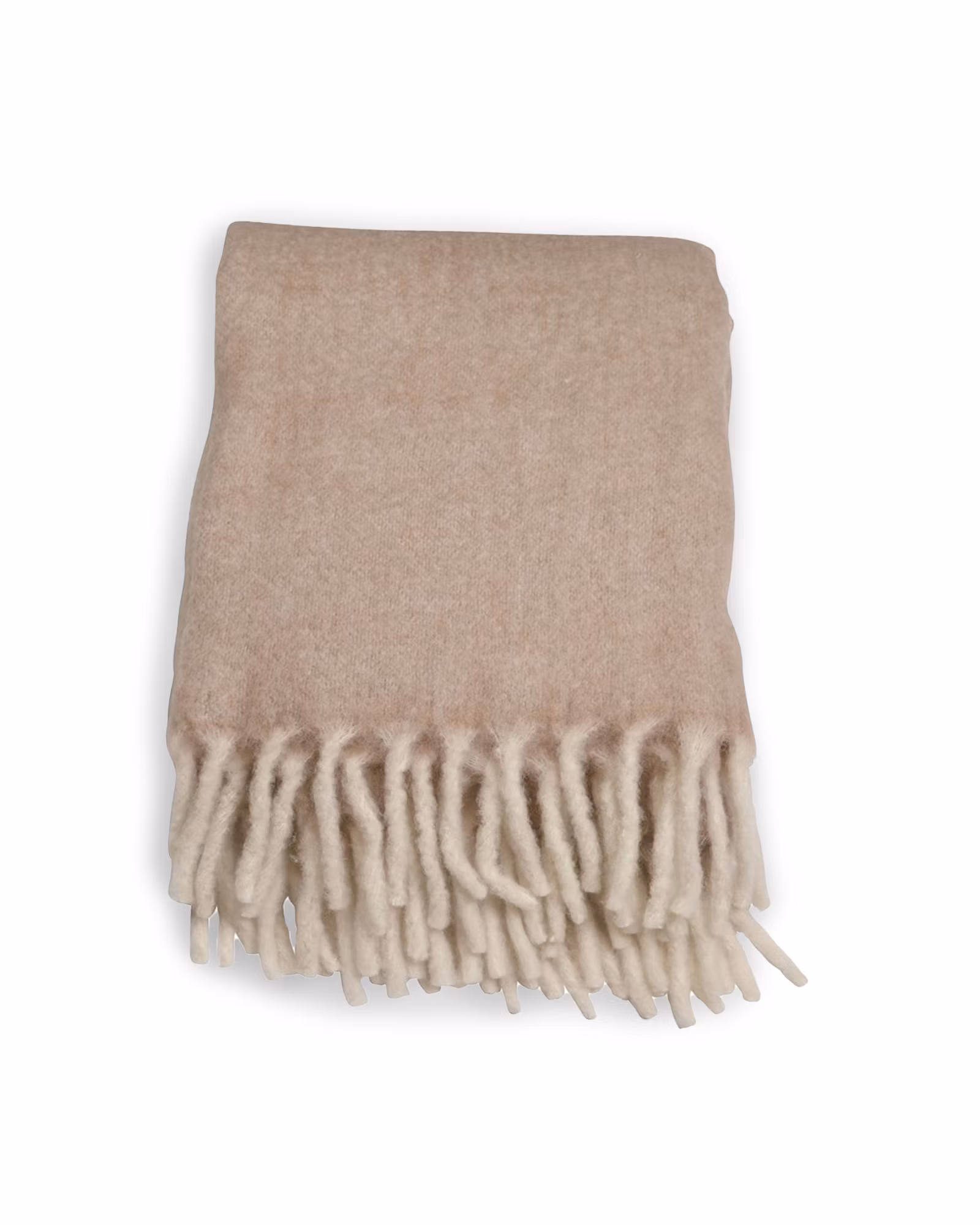 Pehmeä villapeitto – Beige