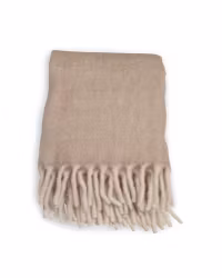 Pehmeä villapeitto – Beige