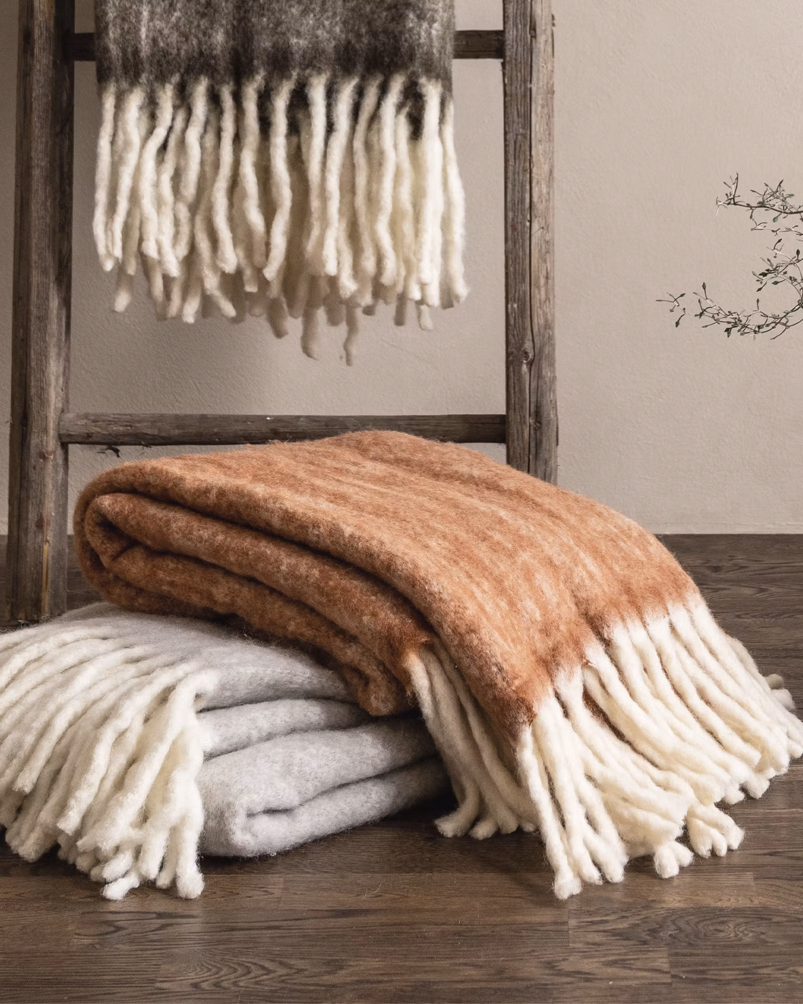 Pehmeä villapeitto – Kameli