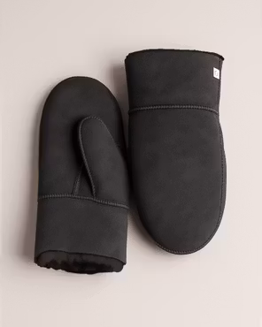 Lampaannahkaiset lapaset - Musta