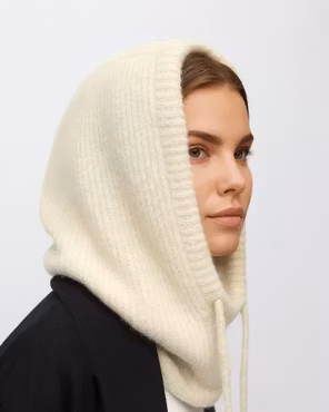 Balaclava Ribbineulottu - Luonnonvalkoinen