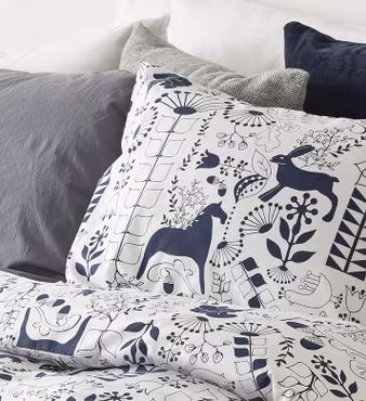 Äppelbo Pussilakanasetti 2 kpl - Sininen