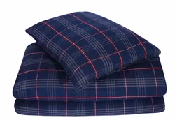 Trysil Flanelli, Pussilakanasetti 2 osaa - Tummansininen