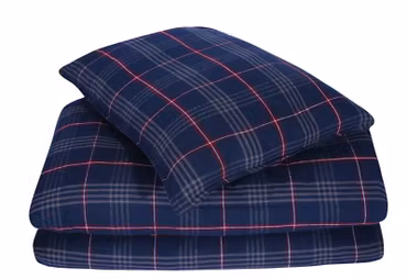 Trysil Flanelli, Pussilakanasetti 2 osaa - Tummansininen