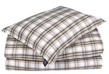 Fjällnäs Flanelli, Pussilakanasetti 2 osaa - Vihreä