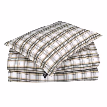 Fjällnäs Flanelli, Pussilakanasetti 2 osaa - Vihreä