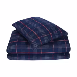 Trysil Flanelli, Pussilakanasetti 2 osaa - Tummansininen