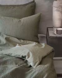 Rolling Bomullsmuslin, Påslakanset 2del - Grön