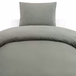 Rolling Puuvillamusliini, Pussilakanasetti 2 osaa - Vihreä