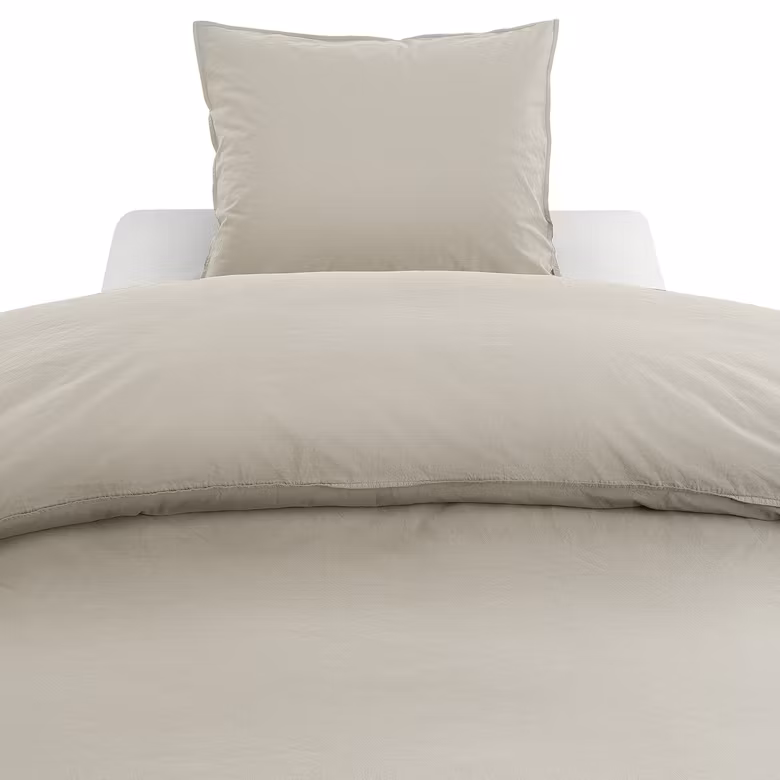 Washed Percale, Pussilakanasetti 2 osaa - Sand
