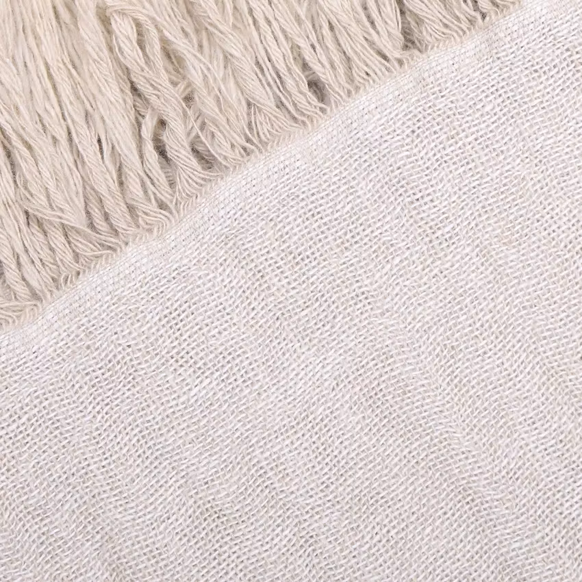 CLARA Päiväpeite 150x260cm – LinneN/Valkoinen