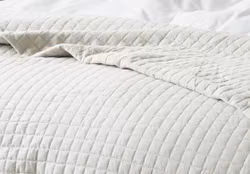 Tikattu päiväpeitto 150x250cm, Off-White