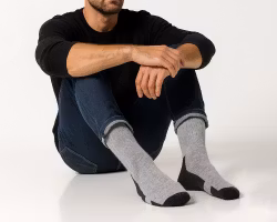 Merinoull Hiking Socks, Grå/Svart 3-par