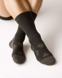 Cross Country Race Ull Socks, Svart/Antracit 2-Par