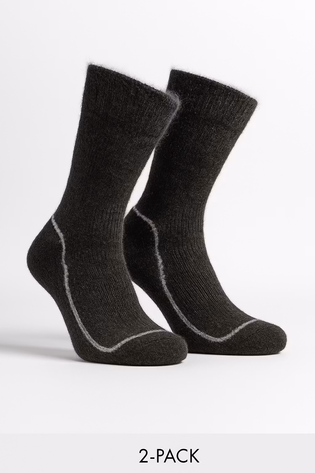 Vaellusvillasukat, mustat, 2 kpl