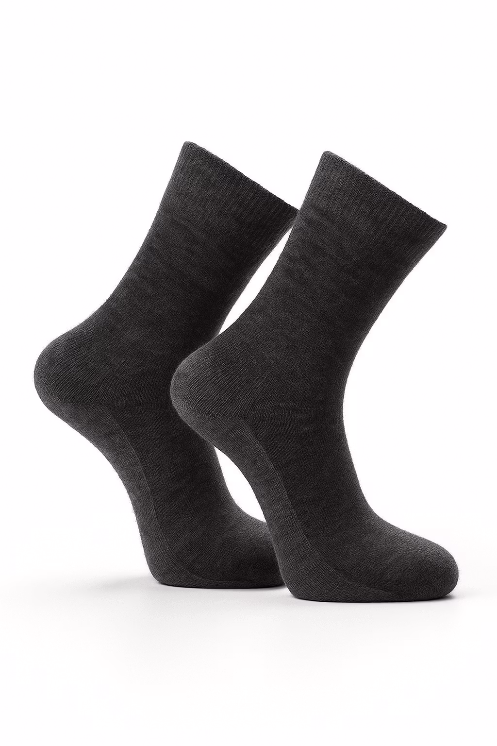 Ohuet merinovillasukat, antrasiitti, 3 paria