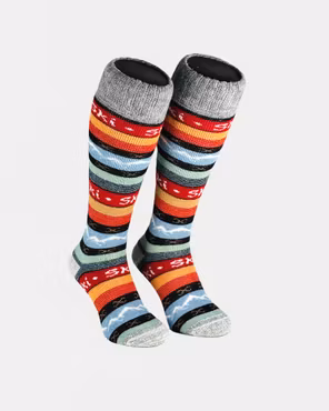 Alppihiihtovillasukat, harmaa, 1 pari